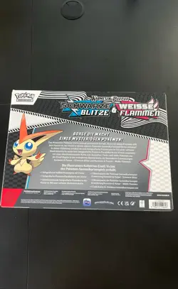 Pokemon Victini Illustrations-Kollektion Schwarze Blitze Weisse Flammen - Image 3