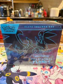 Pokemon TCG: Phantasmal Flames Elite Trainer Box ETB - Sealed - Image 1