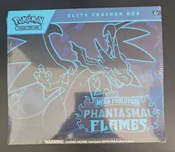 Pokemon TCG Phantasmal Flames Elite Trainer Box ETB – Brand New / Sealed - Image 1