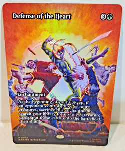 Defense of the Heart Marvel Magic the Gathering Full Art Foil MTG NM - Image 1
