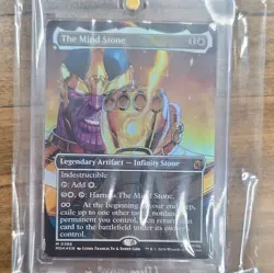 MTG Marvel Super Heroes The Mind Stone 0386 Mythic Foil Full Art English - Image 1