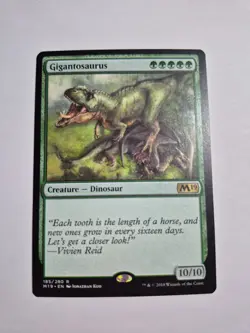 Magic the Gathering MTG - Gigantosaurus - Core Set 2019 M19 - NM - Image 1
