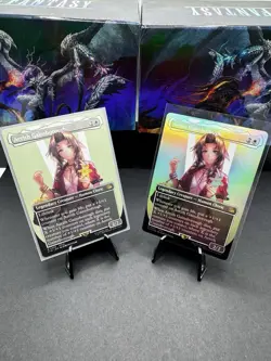 MTG Aerith Gainsborough Legendary Creature Final Fantasy Foil/Regular #0374 (2) - Image 1