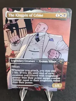 The Kingpin Of Crime Borderless Marvel Super Heroes Mtg Nm 0327 - Image 1