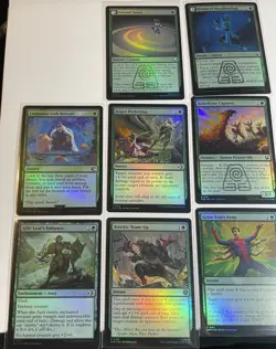 MTG Bulk Lot #24 10 Cards: Mono-Green Foil Theme, Cube/EDH/Deckbuilding - Image 1