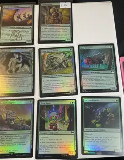 MTG Bulk Lot #26 10 Cards: Mono-Green Foil Theme, Cube/EDH/Deckbuilding - Image 2