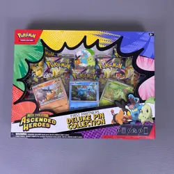 Pokemon TCG Mega Evolution Ascended Heroes First Partners Deluxe Pin Collection - Image 1