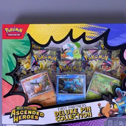 Pokemon TCG Mega Evolution Ascended Heroes First Partners Deluxe Pin Collection - Image 2
