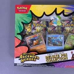 Pokemon TCG Mega Evolution Ascended Heroes First Partners Deluxe Pin Collection - Image 3