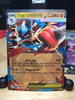 2025 Pokemon Mega Lucario ex #012 Promo, ME: Mega Evolution Promo, NM - Image 1