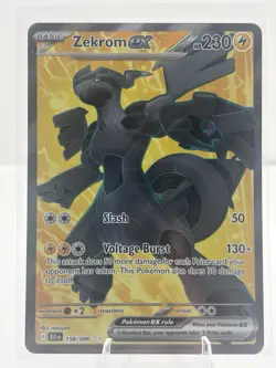 Zekrom ex 158/086 - Holo Ultra Rare Black Bolt Pokemon Holo NM - Image 1