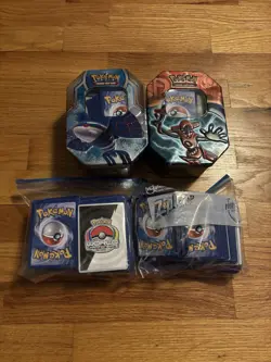 Pokemon Lot Of 1600 Random Base Cards 2010s / with 2 Tins Included (FREE SHIP) - Image 1