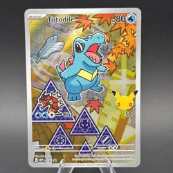 Pokemon TCG Totodile 048 Black Star Promo First Partners Collection Series 2 NM - Image 1