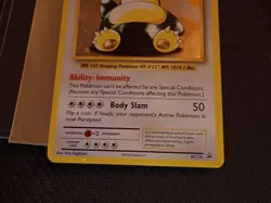 Snorlax HOLO PROMO Pokemon XY179 Black Star Holographic Foil Rare - LP - Image 3