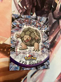 Golem #76 Non Holo Blue Logo Topps Pokemon TV Animation Edition Near Mint NM - Image 1