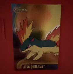 Topps Pokemon TCG TV Animation Edition Quilava #156 Foil English - Image 1