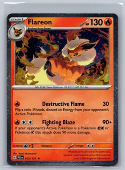 Flareon (Cosmo Promo) 013/131 Holo Rare Prismatic Evolutions Pokemon Near Mint - Image 1