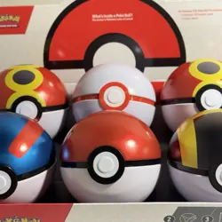 Pokemon Poke Ball Tins Lot Of 6 and display box EMPTY NO PACKS - Birthday party - Image 2