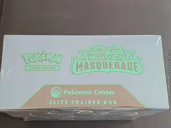 Twilight Masquerade Pokemon Center Exclusive ETB New Sealed - Image 5
