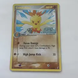 Combusken 16/100 Crystal Guardians Reverse Holo Pokemon - Image 1