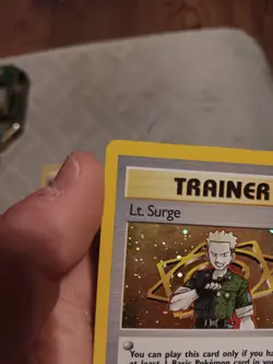 Pokemon Lt. Surge 17/132 Holo Rare Trainer Card Gym Heroes Unlimited - Image 4