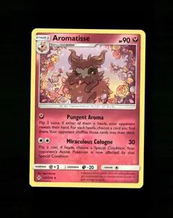 Aromatisse 142/214 Rare Unbroken Bonds Pokemon Near Mint - Image 1