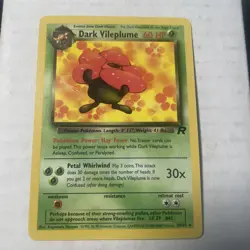 Pokemon Dark Vileplume 30/82 Team Rocket - Image 1