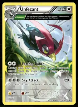 Unfezant (81 Delta) [ROS - 81/108] XY - Roaring Skies - NM - Image 2