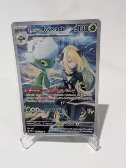 Cynthias Roserade 184/182 Destined Rivals Illustration Rare Pokemon NM - Image 1