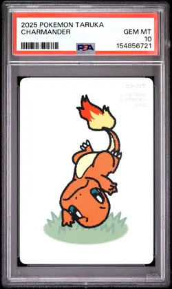 2025 POKEMON TARUKA CHARMANDER PSA 10 - Image 1
