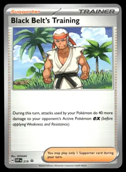 Black Belt's Training Promo SV: Scarlet & Violet Promo Cards 219 NM Pokemon TCG - Image 1