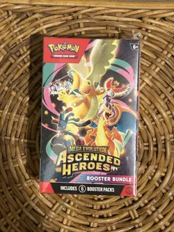 Pokemon TCG Mega Evolution: Ascended Heroes Booster Bundle Box - 6 Packs - Image 1