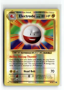 Electrode 40/108 Rare XY - Evolutions Reverse Holofoil Pokemon NM - Image 1