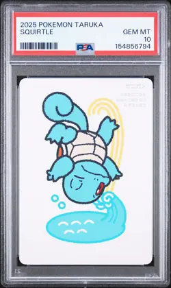 2025 POKEMON TARUKA SQUIRTLE PSA 10 - Image 1