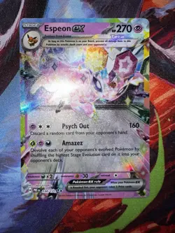 Pokemon Espeon ex Double Rare SV: Prismatic Evolutions 034/131 NM - Image 1