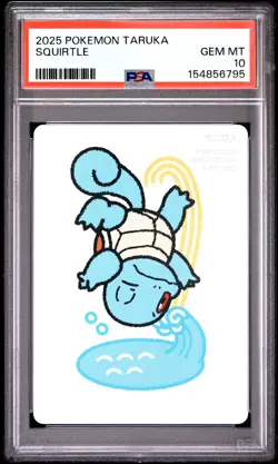2025 POKEMON TARUKA SQUIRTLE PSA 10 - Image 1