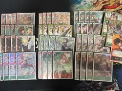 One Piece Card Retirement Set Deck Black Purple Luffy Red Green Yellow Calgara - Image 1