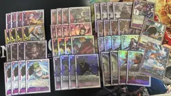 One Piece Card Retirement Set Deck Black Purple Luffy Red Green Yellow Calgara - Image 2
