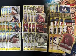 One Piece Card Retirement Set Deck Black Purple Luffy Red Green Yellow Calgara - Image 3