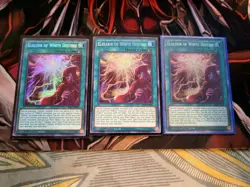 YUGIOH TCG 3X ELDLIXIR OF WHITE DESTINY SESL-EN030 SECRET 1ST EDITION - Image 1