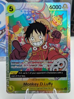 Monkey.D.Luffy OP07-109 - One Piece TCG - SR Super Rare NM English Foil - Image 1