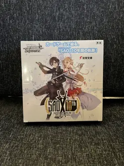 Weiss Schwarz Sword Art Online SAO 10th Anniversary Light Novel Booster Box - Image 1