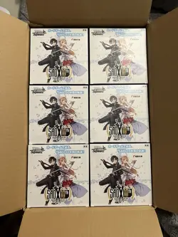 Weiss Schwarz Sword Art Online SAO 10th Anniversary Light Novel Booster Box - Image 2