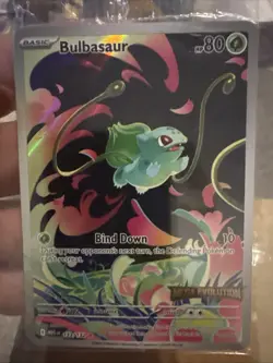 Pokemon TCG Bulbasaur Mega Evolution Card 133/132 Stamped Promo Sealed - Image 2