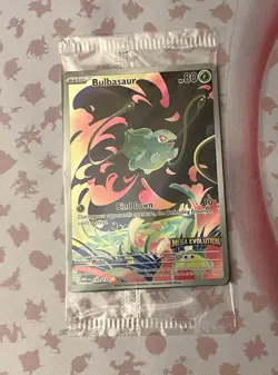 Pokemon TCG Bulbasaur 133/132 Pokemon ME01 Mega Evolution Stamped Promo SEALED - Image 5