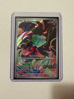 Pokemon TCG Card Bulbasaur 133/132 Mega Evolution Stamped Promo Not Sealed - Image 1