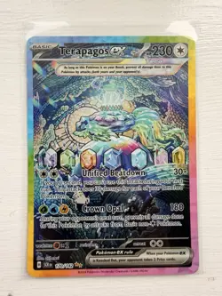 Terapagos ex 170/142 Special Illustration Rare Stellar Crown Holo Pokemon TCG - Image 1
