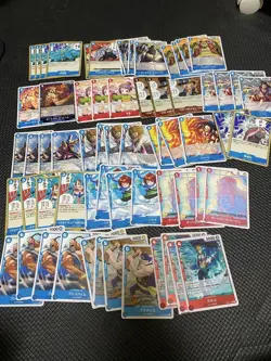 One Piece Card Authentic Construction Red Blue Ace Deck Parts - Image 3