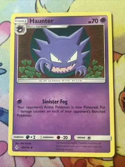 Haunter 69/214 - VLP SM Unbroken Bonds - Pokemon 2019 Uncommon TCG Card - Image 1