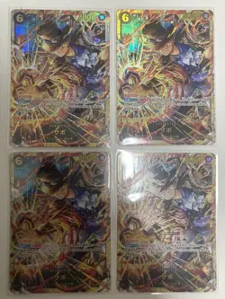 One Piece Card Game Red Black Sabo Deck Parts Parallel - Image 4